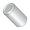 Newport Fasteners Round Spacer, #6 Screw Size, Plain Aluminum, 5/16 in Overall Lg, 0.140 in Inside Dia 304164